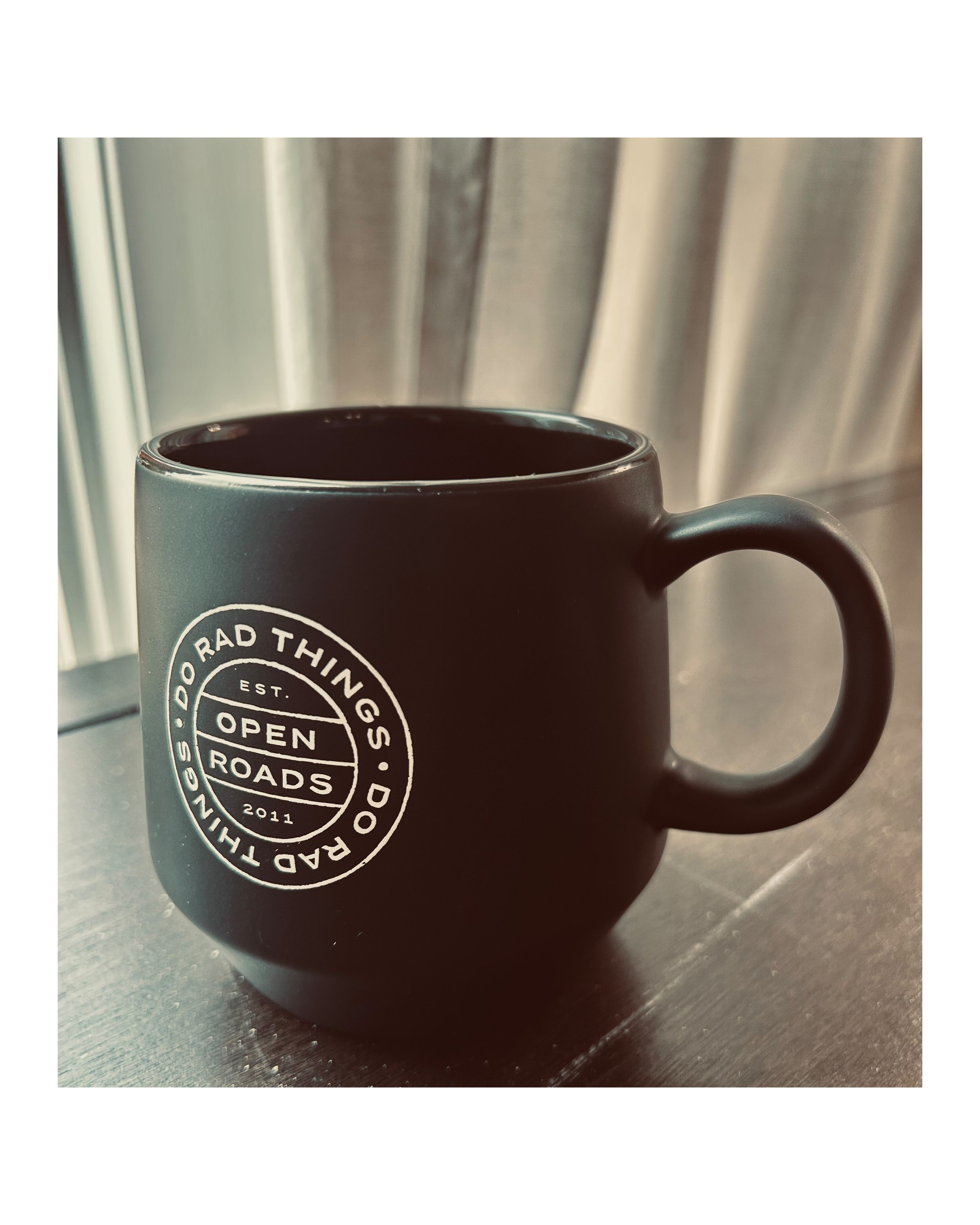 Do RAD Things 'OPEN ROADS' Coffee Mug
