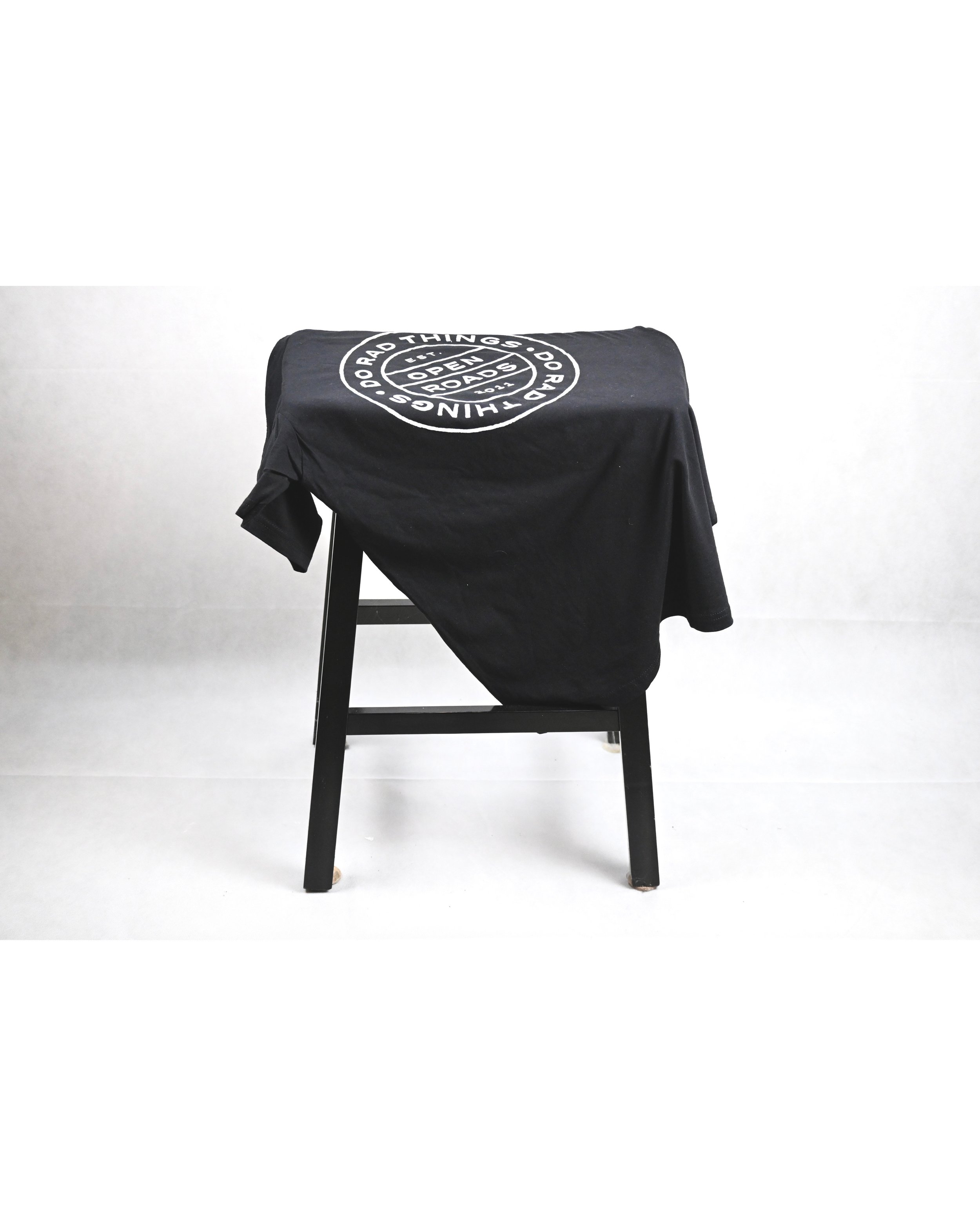 Open Roads Marquee Stamp Pocket T, Black